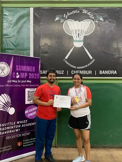 Another successful participant from our 2025 Summer Camp in Bandra. We provide a structured program that guarantees improvement and a great experience.