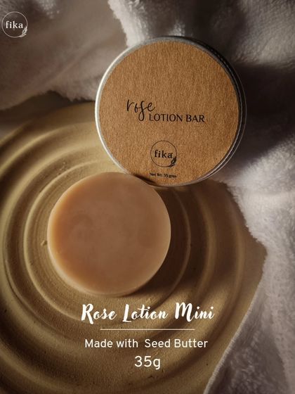 I'm thrilled to introduce my brand-new Rose Mini Lotion Bar. It's packed with nourishing seed butters, Golden Jojoba Oil, and Rose Essential Oil for soft, buttery goodness.