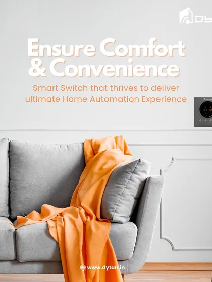 I help ensure your comfort and convenience with smart switches that deliver the ultimate home automation experience, all from an elegant wall panel.