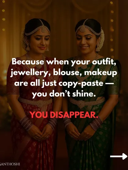 When every element of your bridal look is a copy of someone else's, you don't shine, you disappear. I work to prevent this by focusing on what makes you special, ensuring you are the star of your own wedding day.