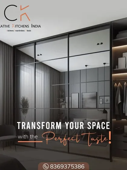 This concept image shows the transformative power of a full-mirrored sliding wardrobe. Such designs are perfect for making smaller rooms feel spacious and bright while providing ample storage.