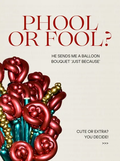 Phool or Fool? This viral rose bouquet is a masterpiece of balloon art. Each rose is individually twisted, creating a stunning arrangement that is both romantic and incredibly creative.
