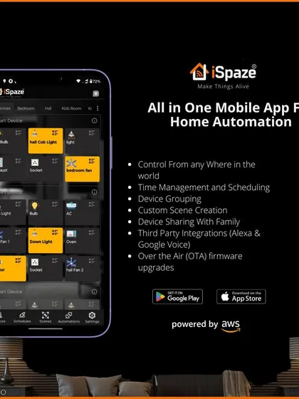This is not some generic app. I will develop a custom mobile app for both Android and iOS with your branding, giving your customers full control over their home from anywhere in the world.
