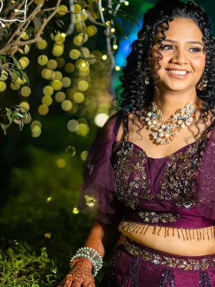 More angles and moments from our glamorous Sangeet, Cocktail, and Engagement looks.