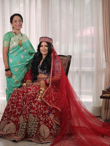 A precious moment between the bride and her mother. I love creating looks that feel timeless and allow for these beautiful memories to be captured perfectly.