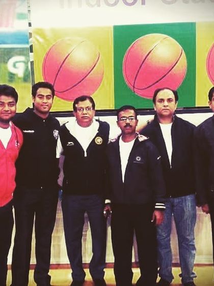 Our statisticians team at work during the 64th Men & Women National Championship in New Delhi. Accurate data and box scores are vital for professional basketball analysis and player development.