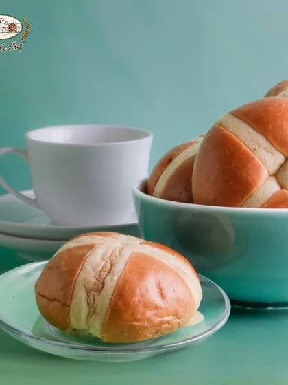 Traditional Hot Cross Buns, lightly spiced and sweetened, are an essential part of any Easter celebration. Perfect with a cup of tea.
