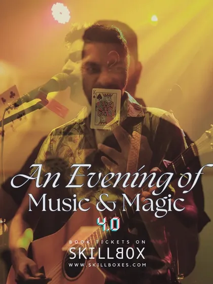 A poster for the 4th edition of my show, a refreshing experience to end the weekend.