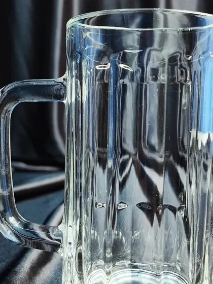 Sturdy and classic beer mugs, available to rent for events where you plan to serve beer on tap or by the bottle.