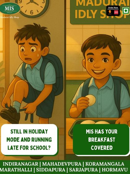 Running late for school? Our quick and healthy idlis are the perfect breakfast to grab on the go.