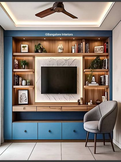 Interiors - Modular & Custom Furniture Design Living Room TV & Media Units photo 4