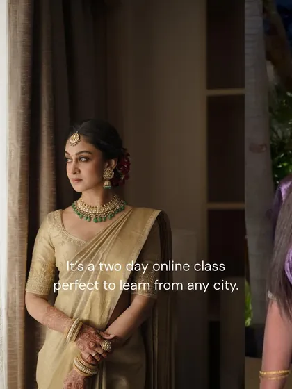 The best part about our classes being online is that you can learn from any city in the world. This is a look at the kind of elegant, timeless glam we teach, perfect for any aspiring makeup artist.