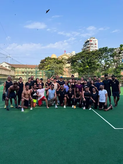 The whole squad after another power-packed outdoor bootcamp. We are race-ready and always pushing each other to be better.