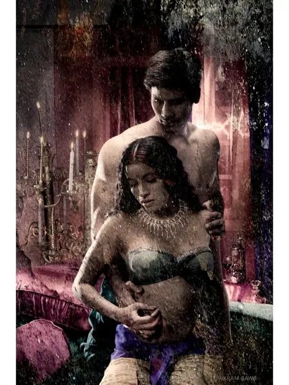 The woman is always in charge. From my Kamasutra-inspired series for a jewelry campaign, this image is painterly, sensual, and tells a powerful story.