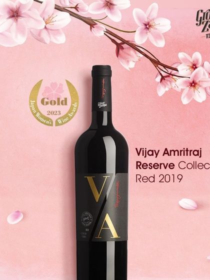 Our Vijay Amritraj Reserve Collection Red 2019 proudly wears its Gold medal from the Sakura Japan Women's Wine Awards. This collection is a tribute to a fellow Indian legend.