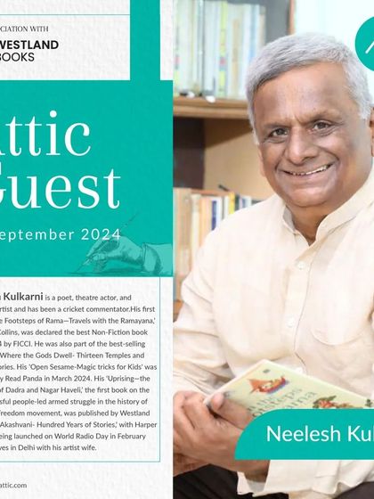 Multi-talented creator Neelesh Kulkarni, a poet, actor, and author, shared his diverse experience with our writers, showing the many paths a writing career can take.