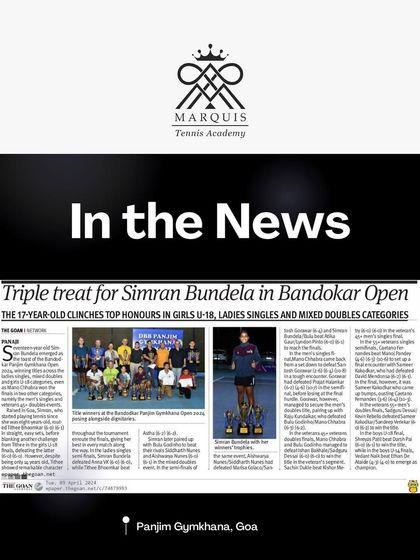 Marquis Tennis Academy - High-Performance Training for Competitive Players Forging Champions: Tournament Success photo 39