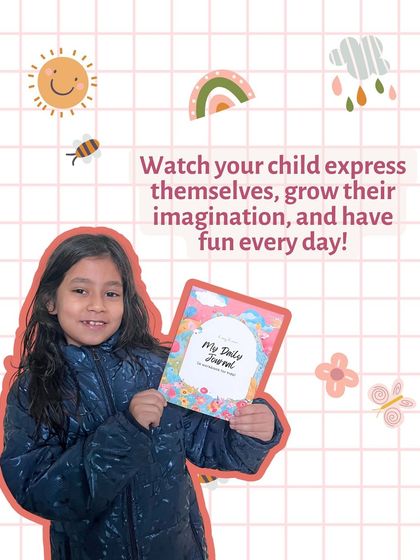 Looking for a way to get your child off screens and into creating? My Daily Journal workbook is filled with 50 fun worksheets, daily prompts, and hands-on crafting activities. It's a great way to spark their imagination and help them learn about their emotions.