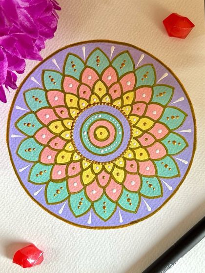 The same pastel piece, captured from a different angle. It’s a reminder that art should be about joy and play.