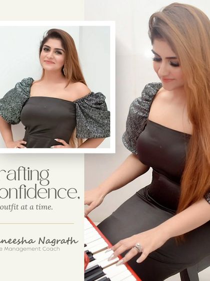 Crafting confidence, one outfit at a time. A promotional graphic linking style to self-assurance.