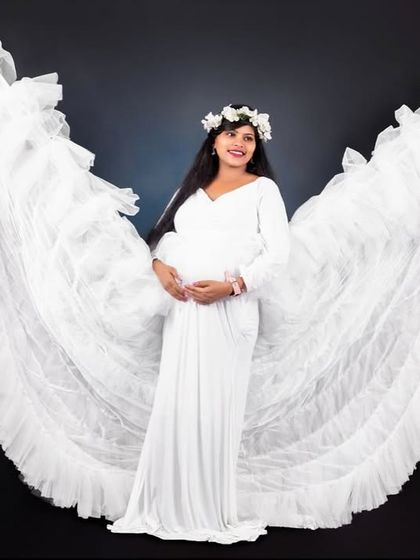 Dee Yashaswini - Occasion Wear Rentals Maternity Photoshoot Outfits photo 85