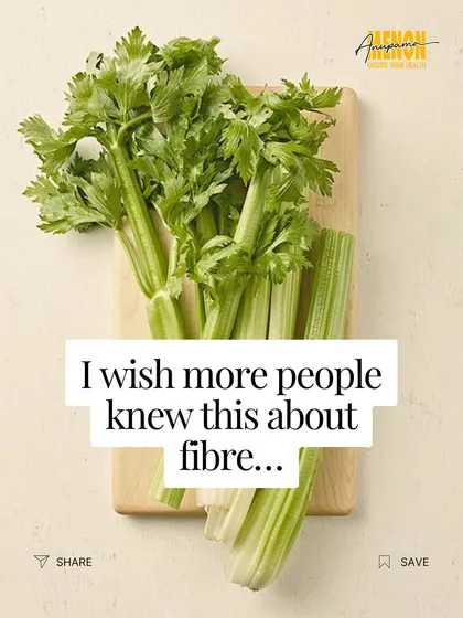 I wish more people understood the true role of fiber in not just digestion, but overall health. It's a game-changer.