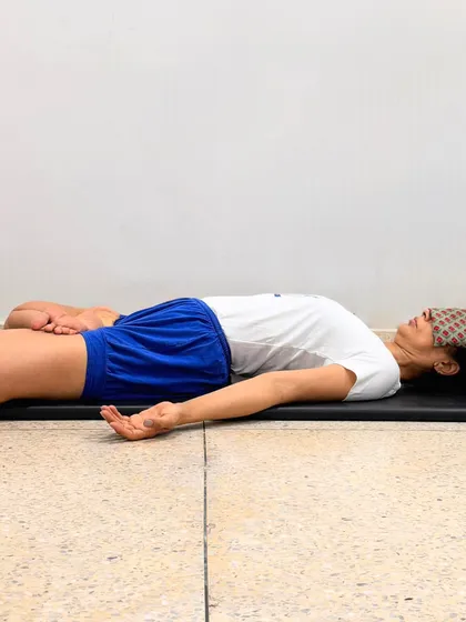 Supta Baddha Konasana (Reclining Bound Angle Pose). Savasana and its variations are the most difficult asanas to perfect. The goal is to achieve a state where the body is at rest, the senses are quiet, and the intellect is alert and aware.