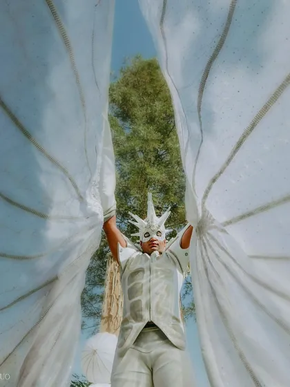 The landscaped lawns of Udaivilas transformed into a festival paradise. This video captures the mind-blowing performances, from winged dancers to acrobats on stilts, that brought the Ibiza and Portugal-inspired theme to life.