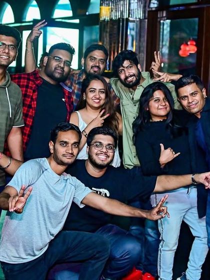 Another group of partygoers having a blast. My sets are designed to bring people together for a shared experience of music and dance.