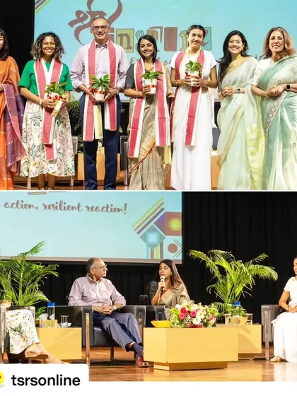 A collage from the Shri Inspire 3.0 event where I joined a panel discussion to inspire senior school students. Engaging with the next generation about resilience, justice, and their role in shaping the future is a vital part of my work.