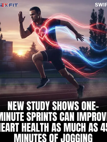 Research shows that short, intense sprints can provide similar cardiovascular benefits to long jogging sessions in a fraction of the time. It's a powerful example of how training intensity can be more important than duration.