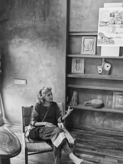 A quiet moment of reflection and dialogue with students. My role as a mentor is not to provide answers, but to ask questions and listen. It is in these conversations that we help each person discover their own way of seeing and making, finding what feels true for them.