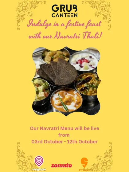 I prepare a special menu during Navratri for those who are fasting. This Navratri Thali includes sattvik dishes like Kuttu ki Puri, Sabudana Khichdi, and Aloo Jeera, all prepared without onion or garlic.