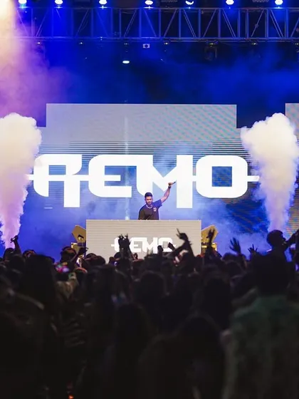 Taking command of a massive festival crowd is my specialty. With huge LED screens and CO2 cannons, I make sure every person, front to back, is part of the show.