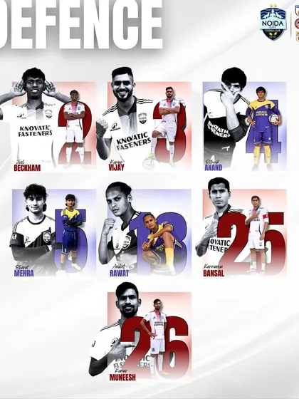 The wall of Noida. Announcing our royal and loyal defense for the upcoming season.