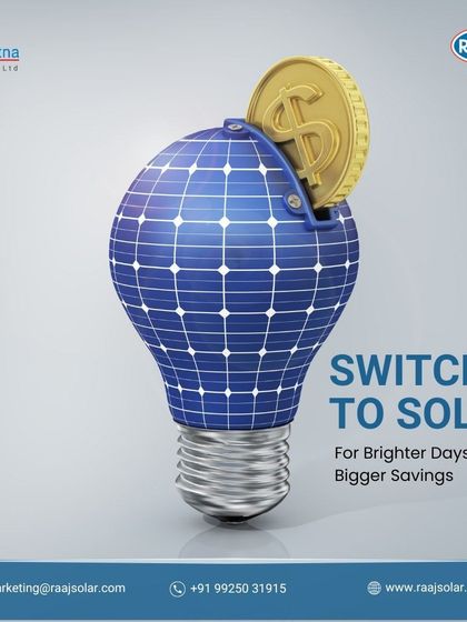 Raaj Solar - Utility-Scale & Industrial Solar Projects Financial & Environmental Benefits photo 6