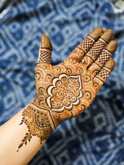A different perspective on the intricate mandala, showing its beauty from all sides.