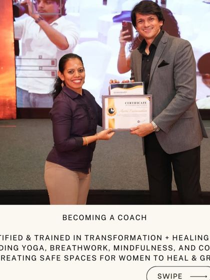 Becoming a certified coach was about gaining the tools to blend yoga, breathwork, and mindfulness into a practice that creates safe, transformative spaces for women.