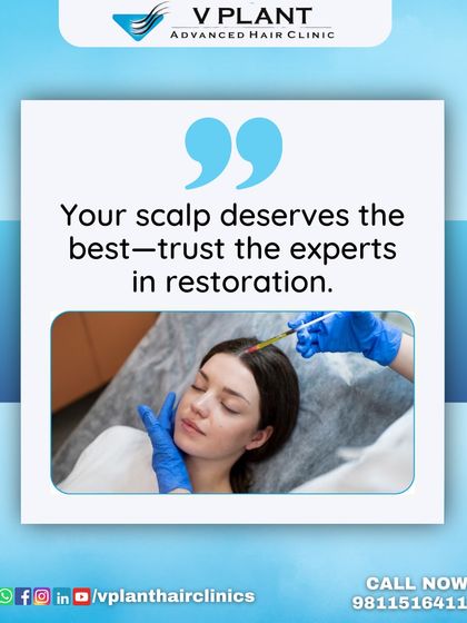 Your scalp deserves the best care from experts you can trust. Our team specializes in hair restoration, using precise techniques and advanced knowledge to ensure your scalp gets the nourishment it needs for healthy growth.