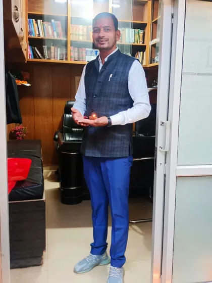 Celebrating Diwali at the office, a time for new beginnings and shared joy.