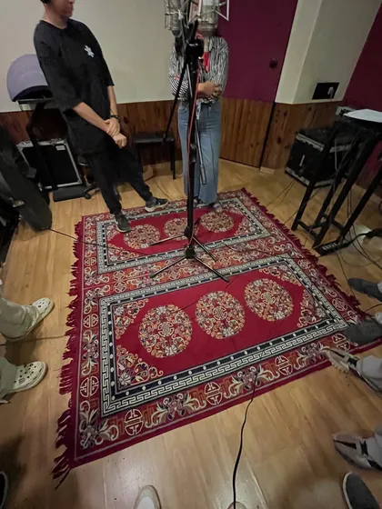 A behind the scenes look at the recording session for 'Sitaare Zameen Par'. It was an amazing experience to be in a professional studio with so many talented singers, contributing to a major film soundtrack.