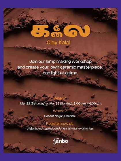 A reminder to slow down, feel the textures around you, and create. Join our lamp-making workshop to make your own ceramic masterpiece, one light at a time.