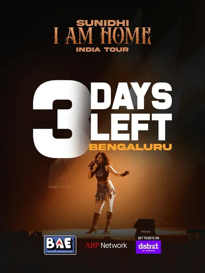 3 DAYS LEFT - BENGALURU. Our countdown creatives keep the energy high and remind fans to get their tickets before it's too late.