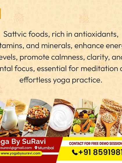 Sattvic foods, rich in antioxidants and vitamins, are essential for an effortless yoga practice. They enhance energy, calmness, and mental focus.