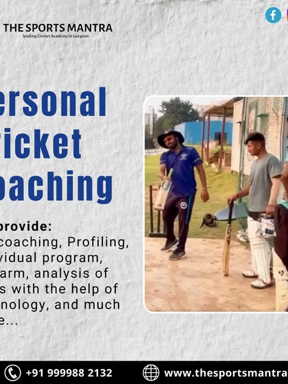 Elevate your game with our personal cricket coaching. We provide 1 on 1 coaching, player profiling, individual programs, and skill analysis with technology to unleash your full potential.