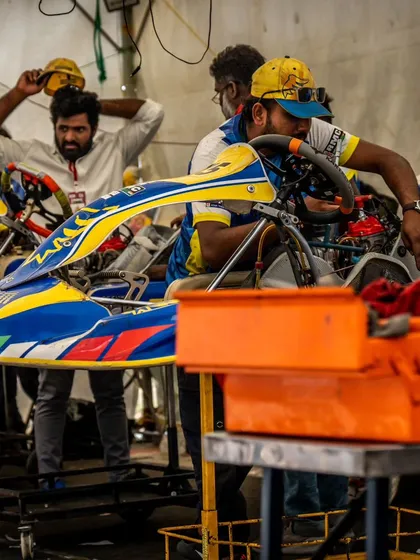 The engine of our success: the pit crew. Here, our technical team works with precision in the paddock during the RMC Round 4, providing the crucial setup, tuning, and support that gives our drivers an edge.