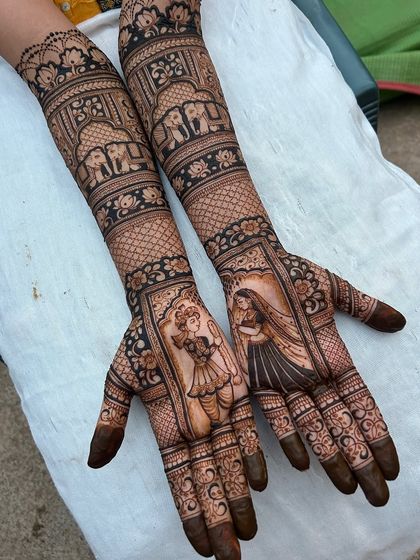 3D Henna Touch - Bridal Mehndi Bridal Portraits: Your Love Story in Henna photo 3