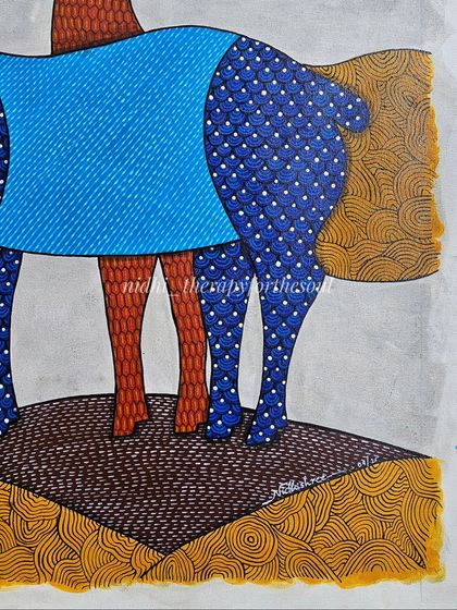 Nidhi - Custom & Fine Art Paintings Traditional Indian Folk Art photo 10