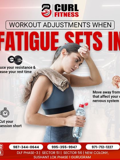 It's important to listen to your body. This guide provides tips on how to adjust your workout when fatigue sets in, such as reducing resistance or cutting your session short.