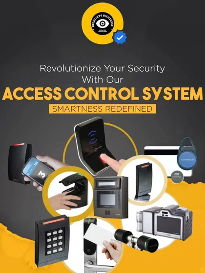 I offer a complete range of access control solutions. This includes everything from fingerprint and face recognition scanners to card readers and key fobs, tailored to your specific security needs.